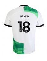 Liverpool Cody Gakpo #18 Venkovní Dres 2023-24 Krátký Rukáv